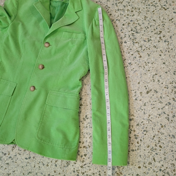 Ralph Lauren Green Corduroy Fitted Blazer - Picture 8 of 8